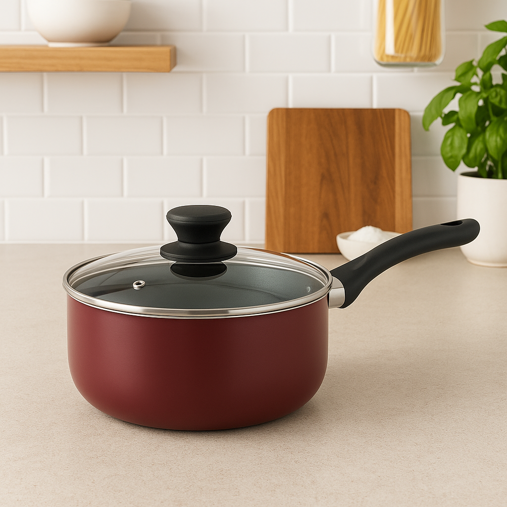 WT-MP005 Panela prensada com fundo espiral ergonômico