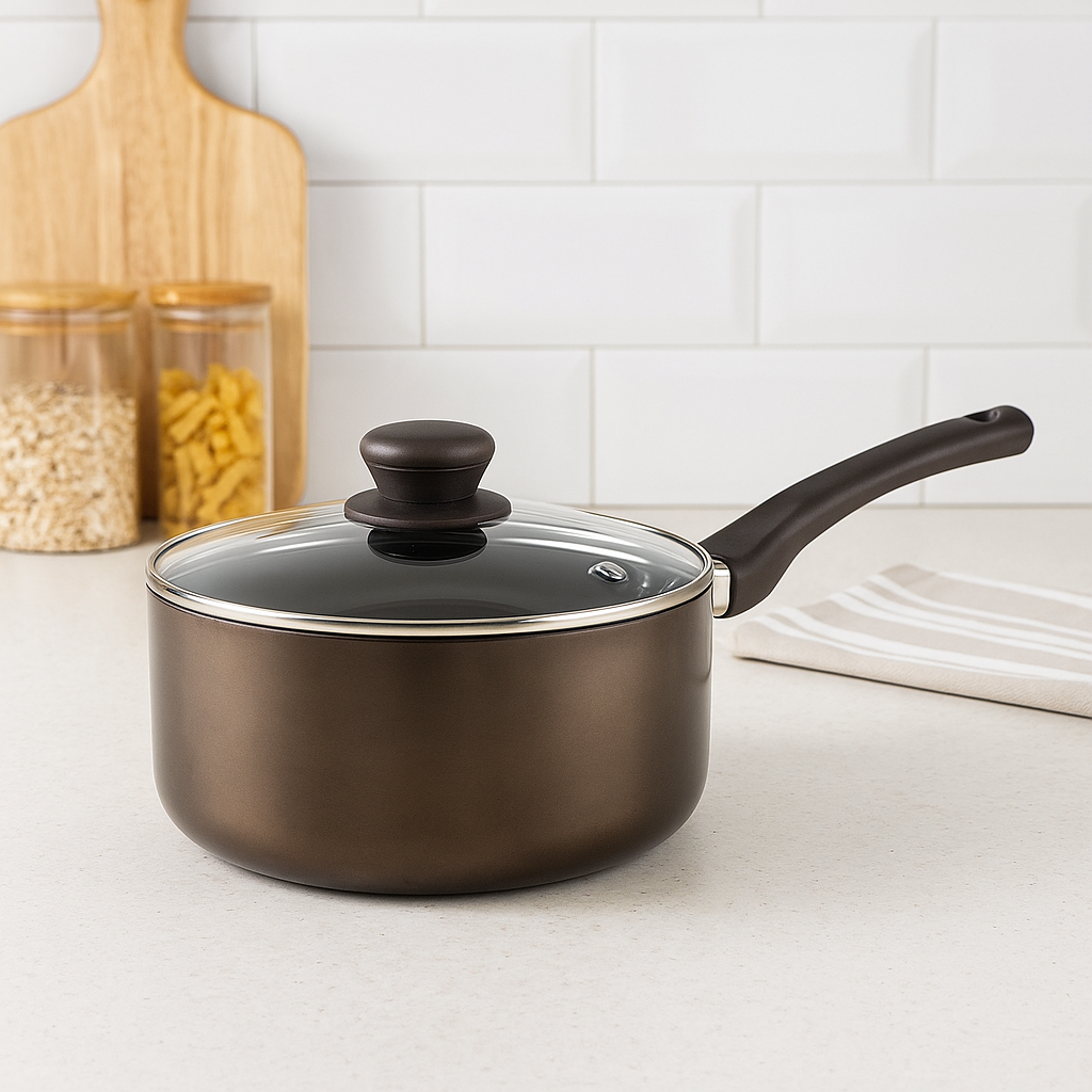 WT-MP005 Panela prensada com fundo espiral ergonômico