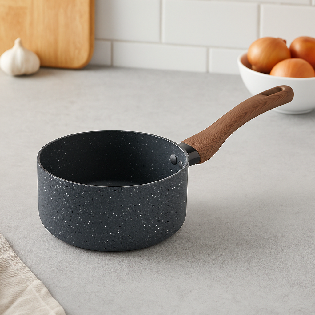 WT-MP005 Panela prensada com fundo espiral ergonômico