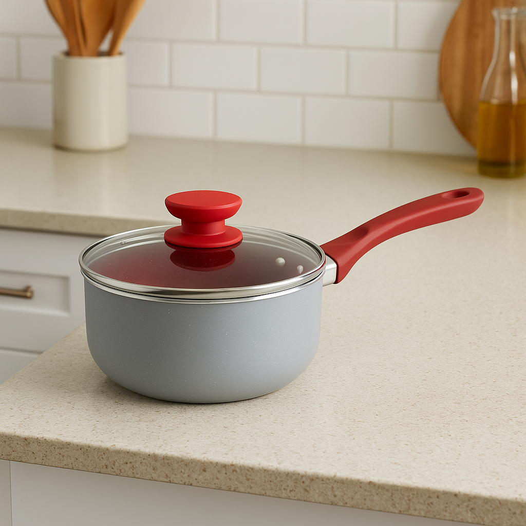 WT-MP005 Panela prensada com fundo espiral ergonômico