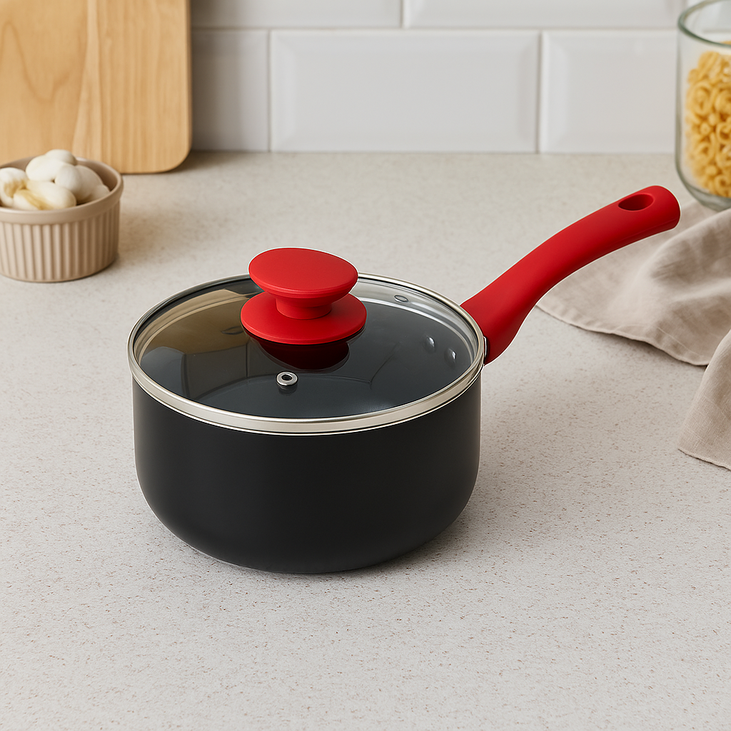 WT-MP005 Panela prensada com fundo espiral ergonômico