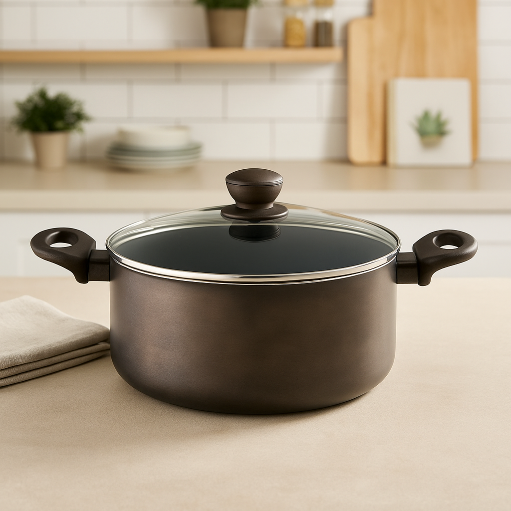 WT-SP003 Panela para caçarola forjada com pintura de alta temperatura em preto