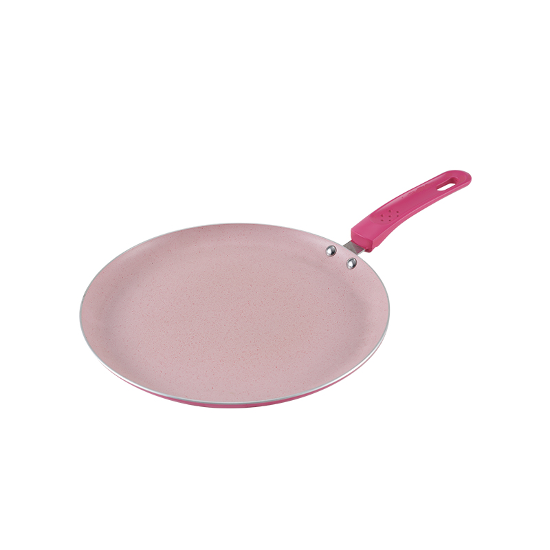 WT-FP018 Frigideira prensada de fundo plano rosa