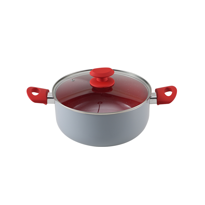WT-SP009 Panela para caçarola prensada com fundo espiral antiaderente
