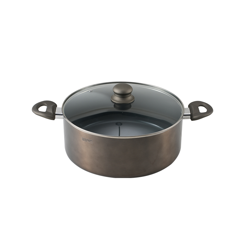 WT-SP001 Panela para caçarola prensada com pintura antiaderente para serviço pesado 