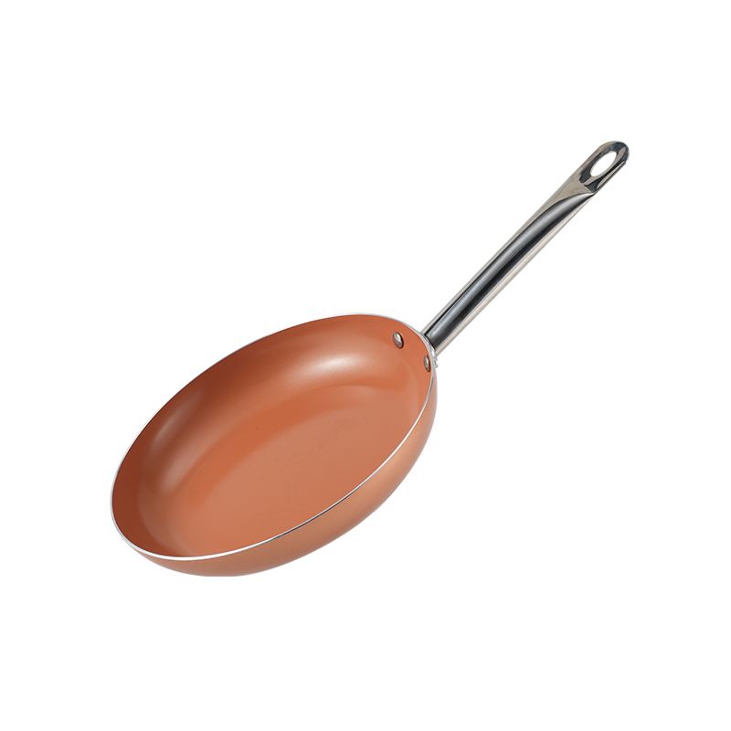 WT-FP002 Frigideira prensada com pintura antiaderente de cerâmica leve