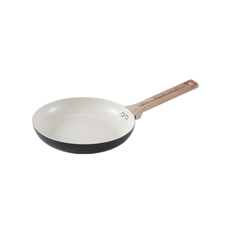 WT-FP047 Frigideira prensada para pintura em cerâmica branca antiaderente